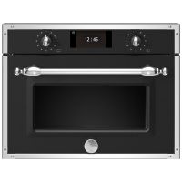 Духовой шкаф Bertazzoni F457HERMWTNE компактный с СВЧ