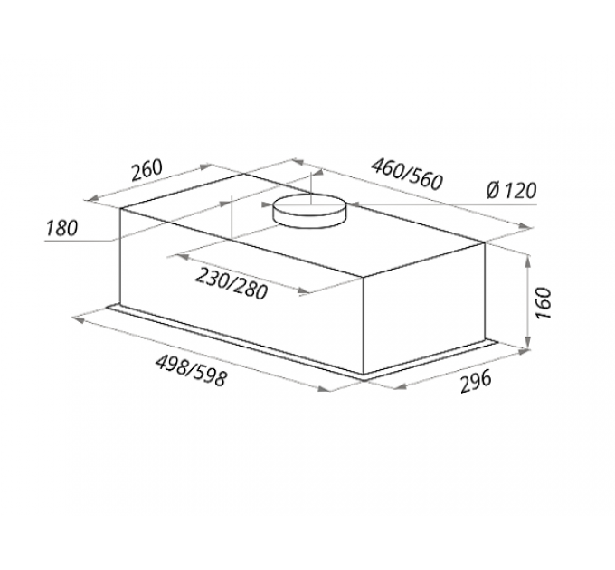 Вытяжка MAUNFELD CROSBY LIGHT (C) 60 нержавейка