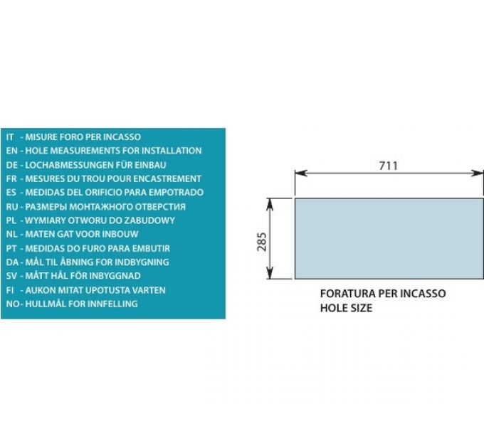 Вытяжка Falmec PARALLEL WHITE 70
