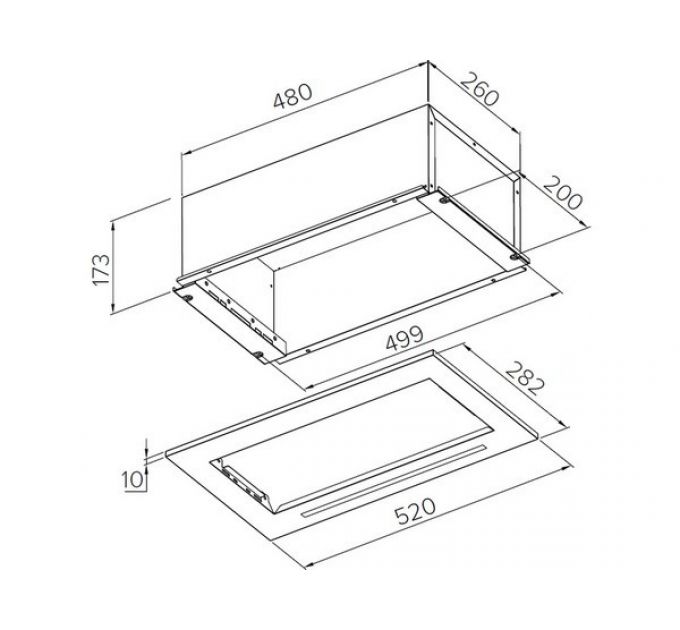 Вытяжка MEFERI SMARTBOX52IX POWER