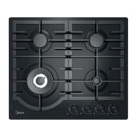 Варочная панель Midea MG649TGB газовая