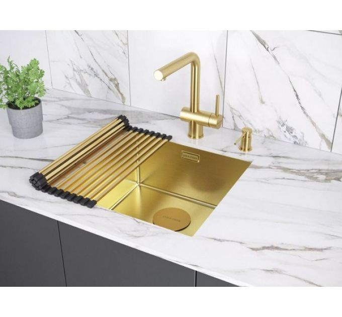 Смеситель Paulmark Dosse Do214418-LG, светлое золото