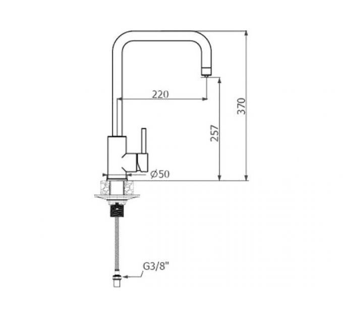 Смеситель Alveus DUAL G11 ARCTIC