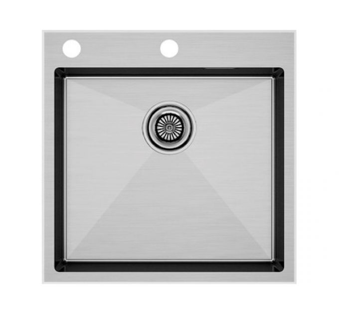 Мойка Paulmark Kroner-edge 51 PM775151-BS, брашированная нерж. сталь