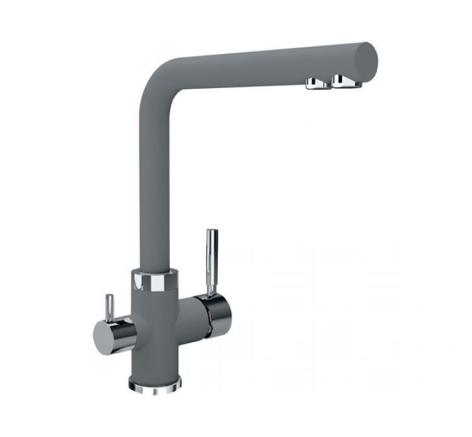 Смеситель Florentina Арес серый шелк