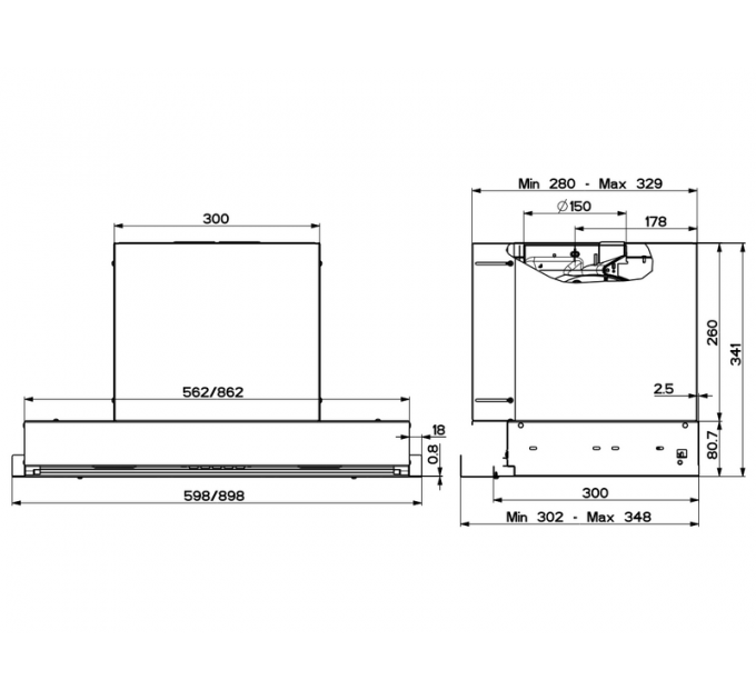 Вытяжка Kuppersberg FRANCESCA 90