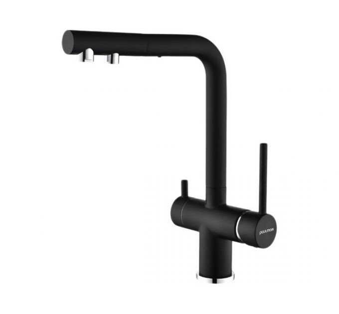 Смеситель Paulmark Serpentine Se213222-AN (401), антрацит