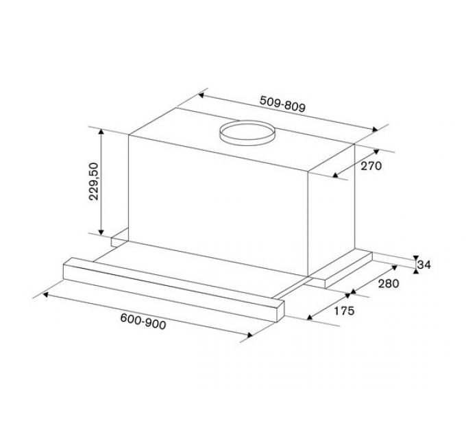 Вытяжка Bertazzoni KTE60MOD1C