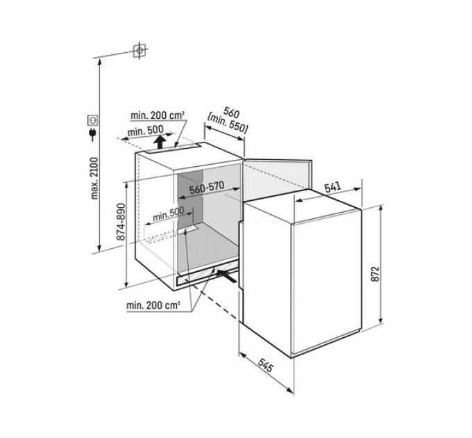 Морозильная камера Liebherr IFSd 3904-22 001 Pure встраиваемая