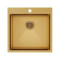 Мойка Paulmark Kroner 51 PM215151-BG, брашированное золото