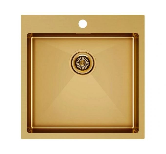 Мойка Paulmark Kroner 51 PM215151-BG, брашированное золото