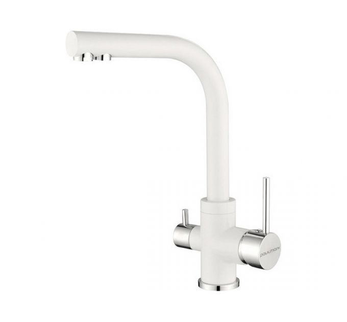 Смеситель Paulmark Essen Es213011-431, белый матовый