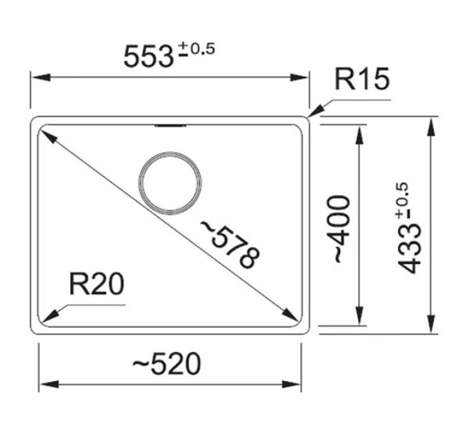 Мойка Franke MRG 110-52, белый, вент-автомат (125.0696.176)
