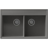 Мойка Florentina Тоскана 820 серый шелк