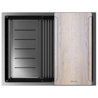 Мойка Paulmark Next-multi sink 58 uni PM785845-GM, вороненая сталь