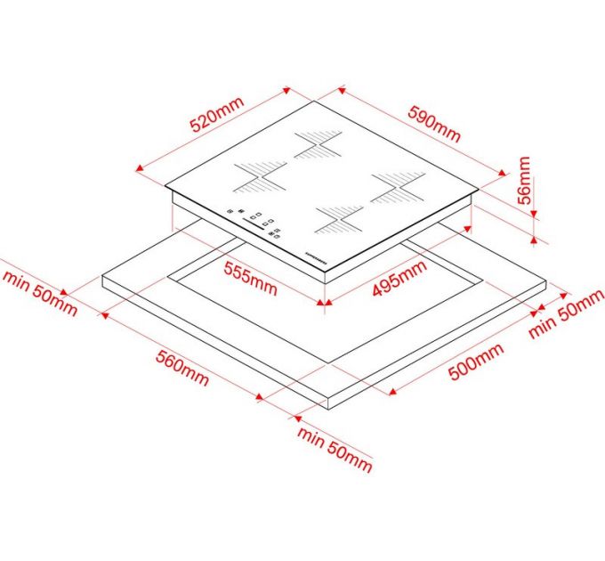 Варочная панель Kuppersberg ICI 604 индукционная