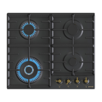 Варочная панель Gorenje GW642CLB газовая