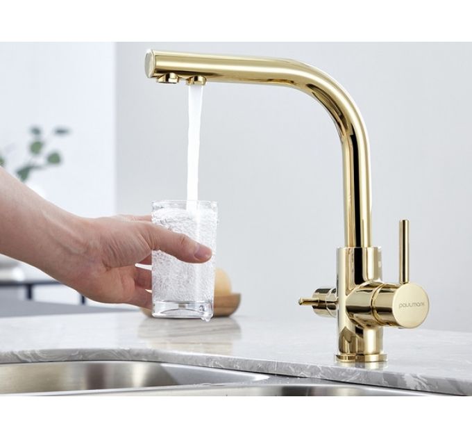 Смеситель Paulmark Essen Es213011-G, золото