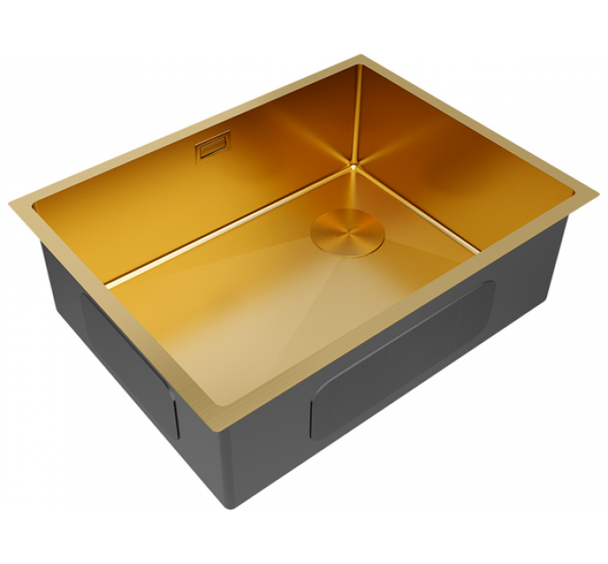 Мойка Paulmark Next-skew 58 uni PM885844-BG, брашированное золото