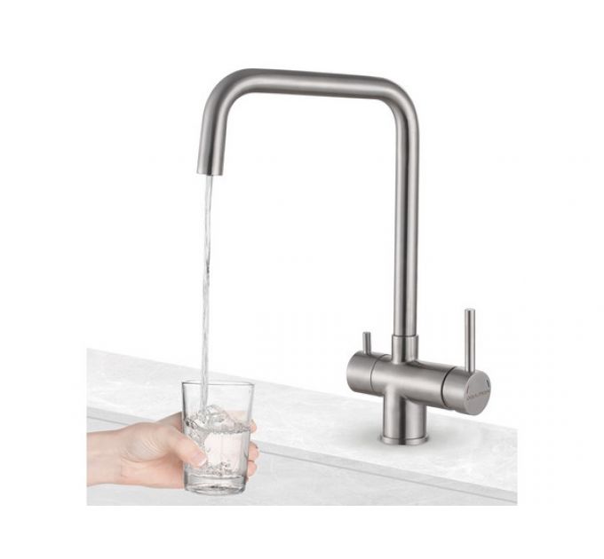 Смеситель Paulmark Wetter We213030-BS (SS), брашированная сталь