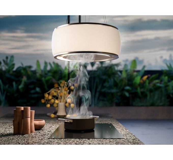 Вытяжка Falmec SOFFIO IS.58 White Satin Glass