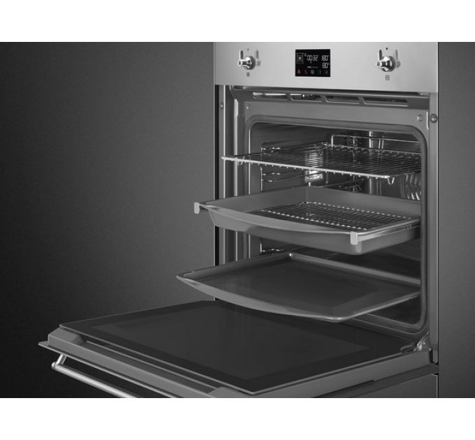 Духовой шкаф SMEG SOP6302S2PX с паром