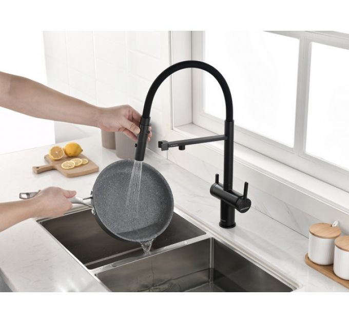 Смеситель Paulmark Gravity Gr213888-AN, антрацит