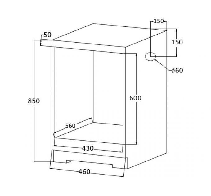Духовой шкаф MEFERI MEO457BK COMFORT