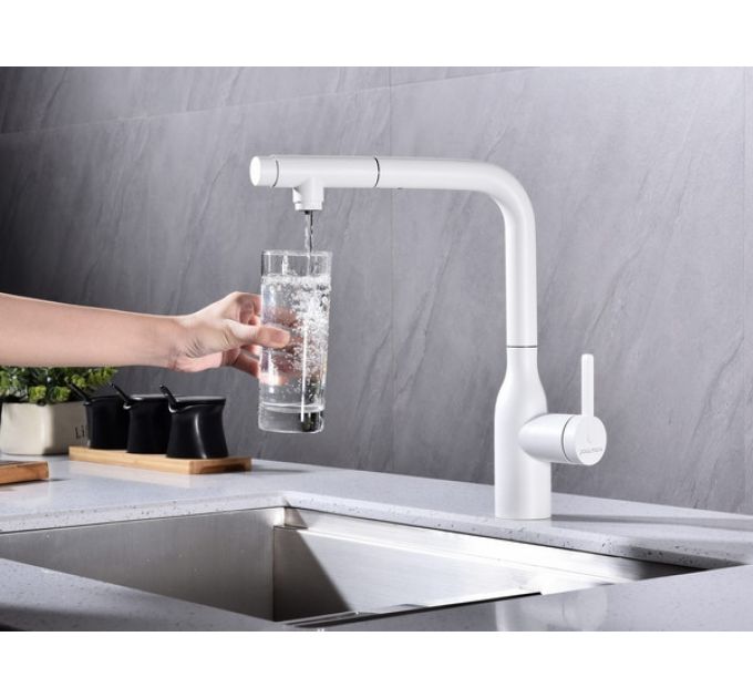 Смеситель Paulmark Viper Vi213105-WH (431), белый матовый