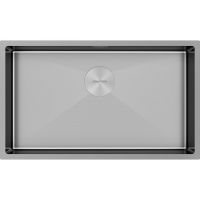 Мойка Paulmark Next 74 uni PM217444-BS, брашированная нерж. сталь