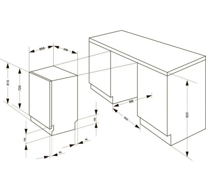 Посудомоечная машина MEFERI MDW6062 LIGHT