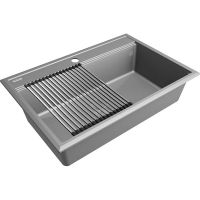 Мойка Paulmark Stepia 80 PM117551-GRM, серый металлик