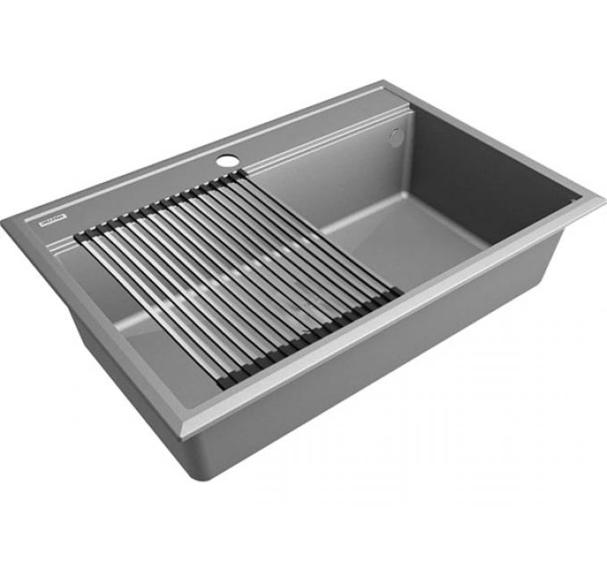 Мойка Paulmark Stepia 80 PM117551-GRM, серый металлик