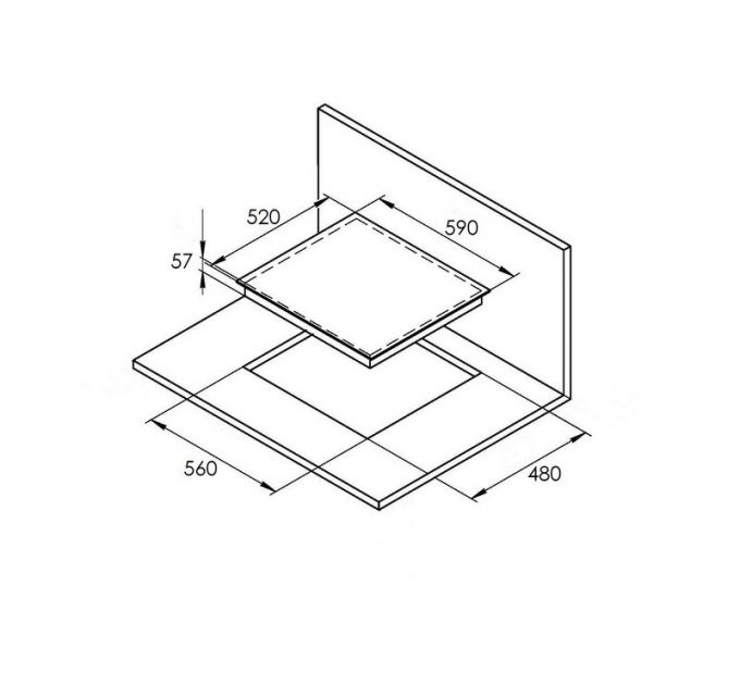 Варочная панель Kuppersberg ICS 612 индукционная