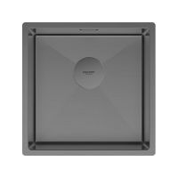 Мойка Paulmark Next 44 uni PM214444-GM, вороненая сталь