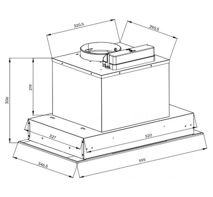 Вытяжка Kuppersberg INFLAT 60 W