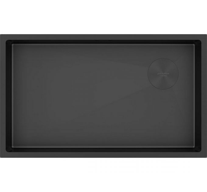 Мойка Paulmark Next-skew 74 uni PM887444-MBN, матовый черный