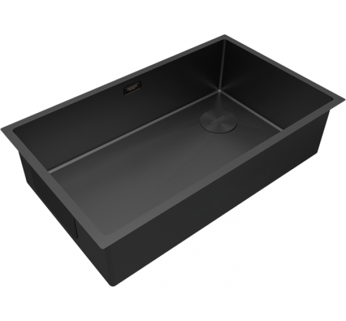 Мойка Paulmark Next-skew 74 uni PM887444-MBN, матовый черный