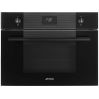 Духовой шкаф SMEG SO4101M1B3 компактный с СВЧ