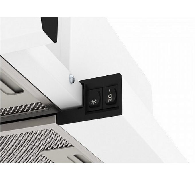 Вытяжка Elikor Интегра 50П-400-В2Л белый/бел.