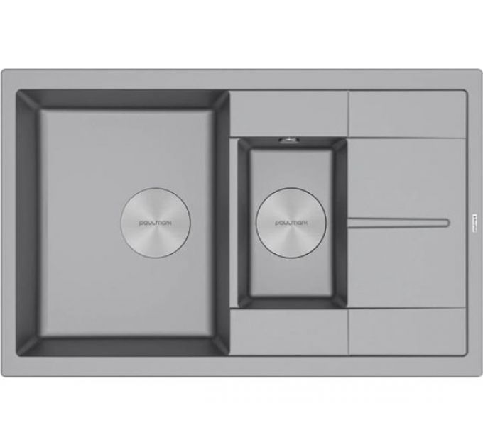 Мойка Paulmark Flugen 60/1,5 PM237850-GRM, серый металлик