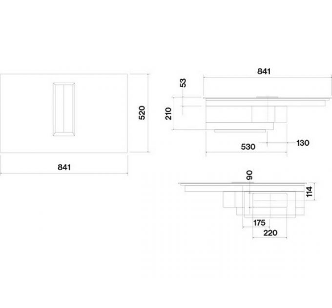 Варочная панель Falmec QUANTUM EASY PRO индукционная с вытяжкой
