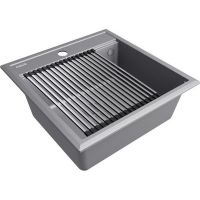 Мойка Paulmark Stepia 50 PM115051-GRM, серый металлик