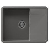 Мойка Florentina Пьемонт 650 серый шелк