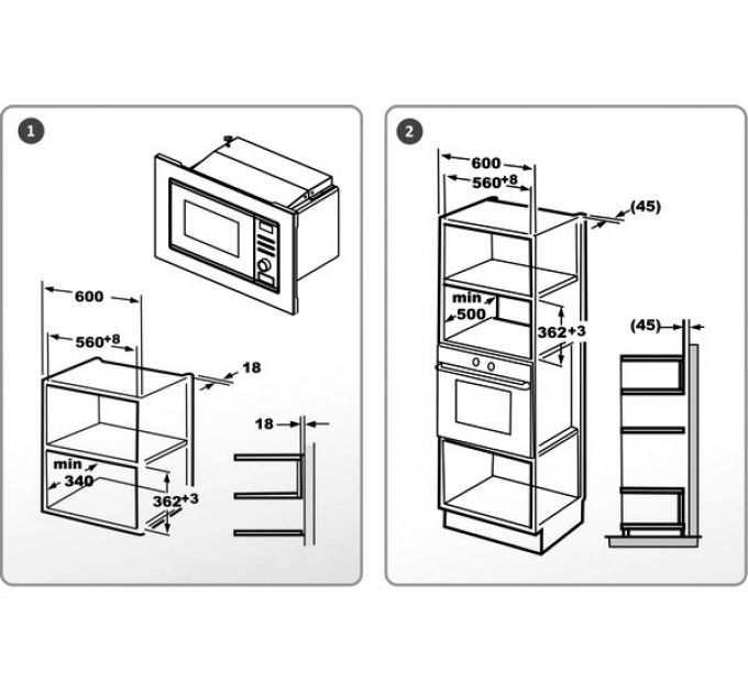СВЧ-печь Exiteq EXM-108 black