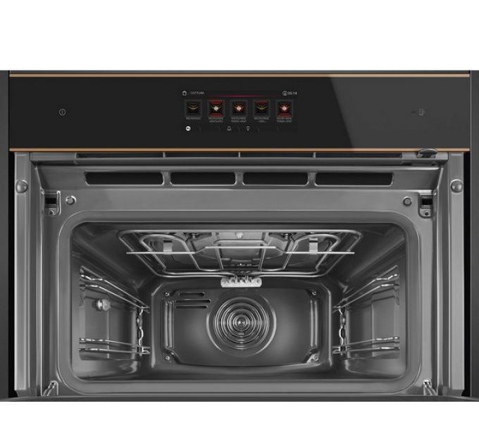 Духовой шкаф SMEG SO4606WAPNR компактный с паром и СВЧ