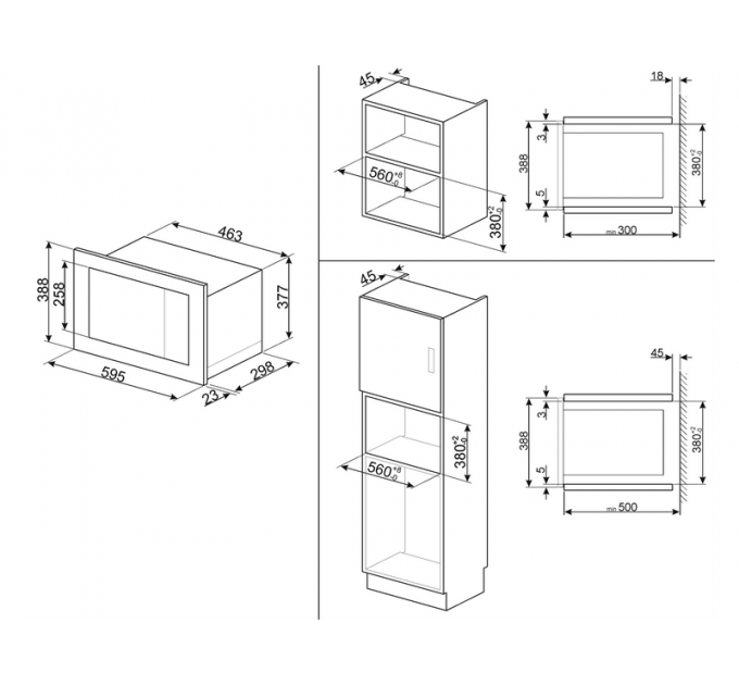 СВЧ - печь SMEG FMI017X
