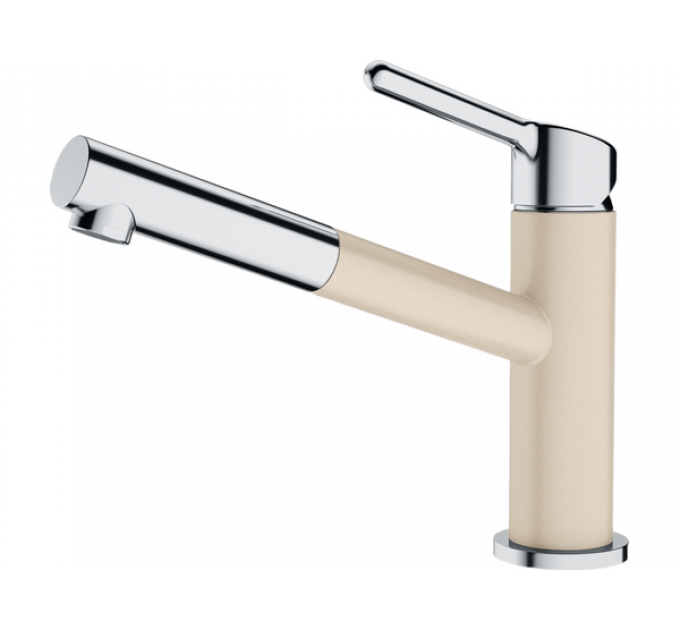 Смеситель Franke Orbit с выдвижным шлангом, хром/бежевый (115.0623.136)