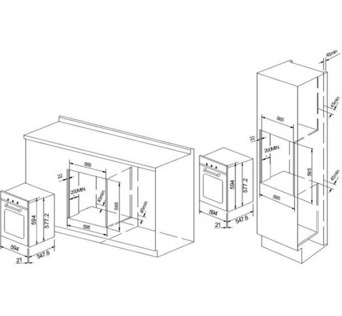 Духовой шкаф GRAUDE BK 60.2 S