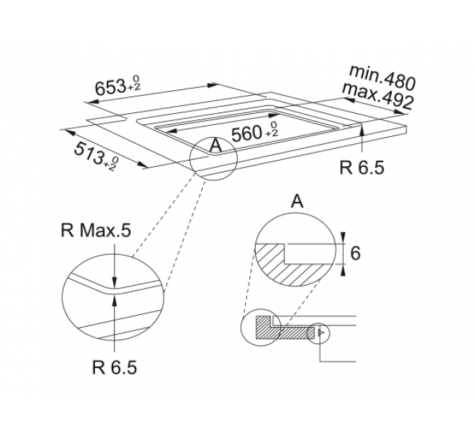 Варочная панель Franke FMA 654 I F BK (108.0606.111) индукционная